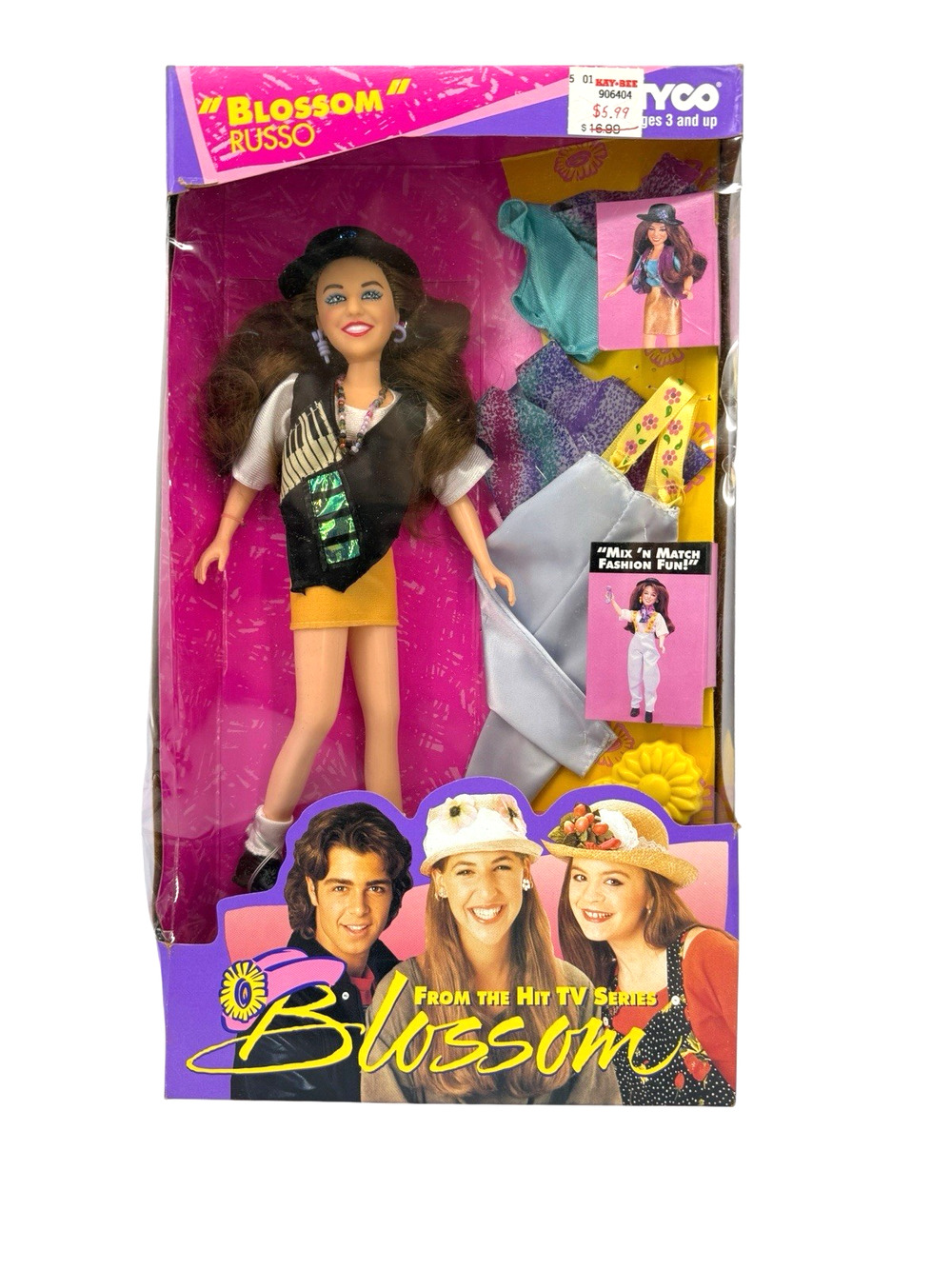 Vintage Blossom TV Show Blossom Russo Doll, Mayim Bialik , Tyco 1993 NIB